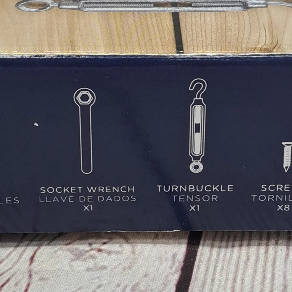 HAMPTON BAY 66 ft. String Light Installation Hardware Kit, Link Up To 3 Kits
